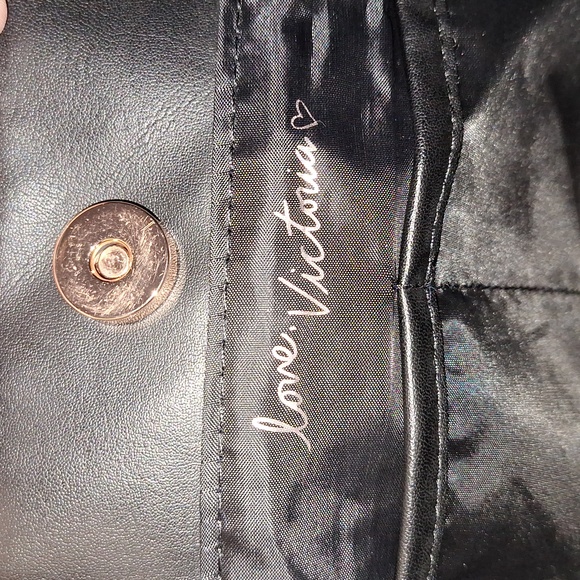 🌟 Victoria’s Secret Black Canvas Sparkle Tote Bag - Picture 6 of 16